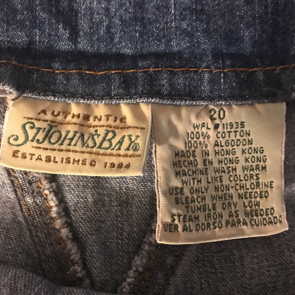 Jean Overalls, size 20 women plus